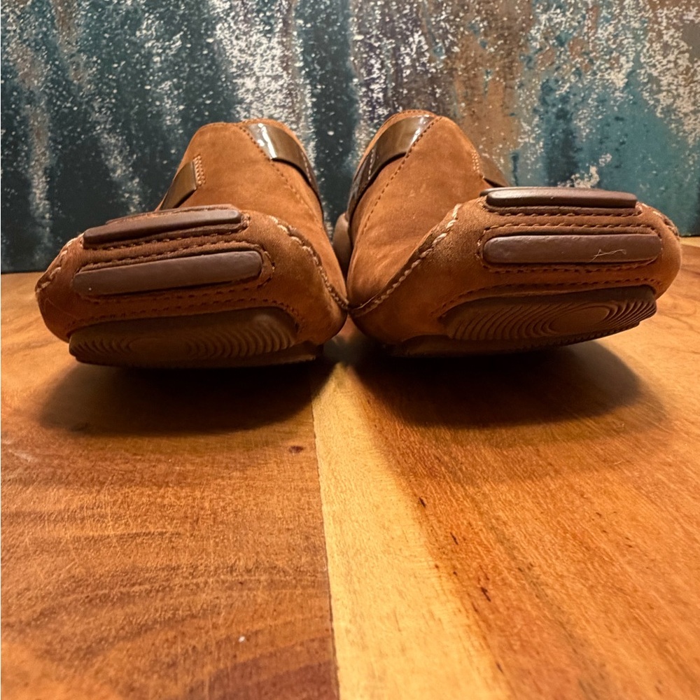 PRIVO by CLARKS Brown Leather Sport Mules - Picture 10 of 12